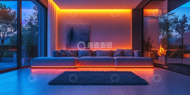 高清大图下载【趣麦麦图】节能灯带家居设计