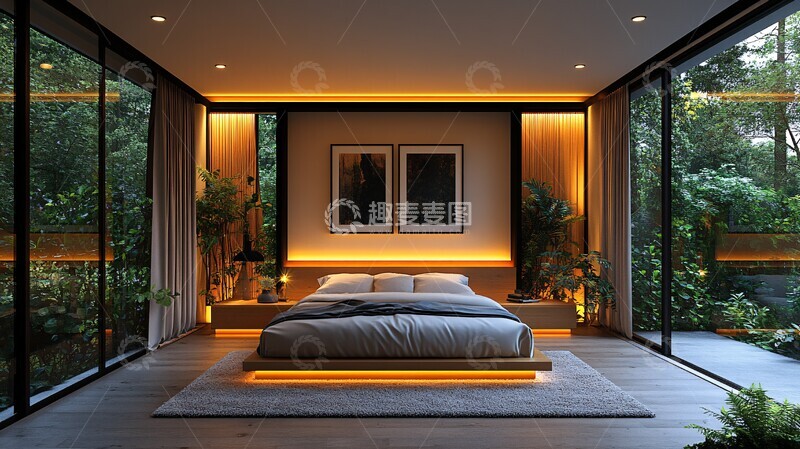 高清大图下载【趣麦麦图】卧室灯光设计