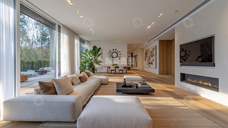 高清大图下载【趣麦麦图】北欧客厅设计