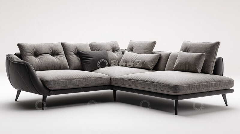 高清大图下载【趣麦麦图】现代客厅渲染图