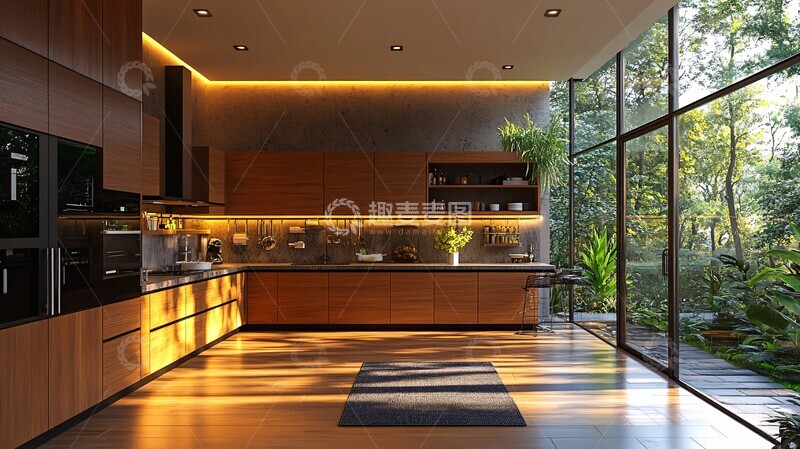 高清大图下载【趣麦麦图】现代厨房设计10
