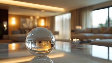 现代客厅渲染图1