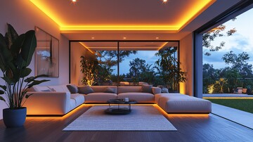 明亮客厅木地板1