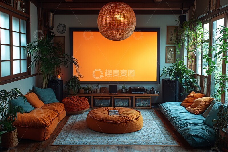 高清大图下载【趣麦麦图】大屏沙发咖啡桌