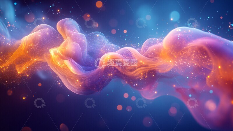 高清大图下载【趣麦麦图】蓝烟彩泡细节图