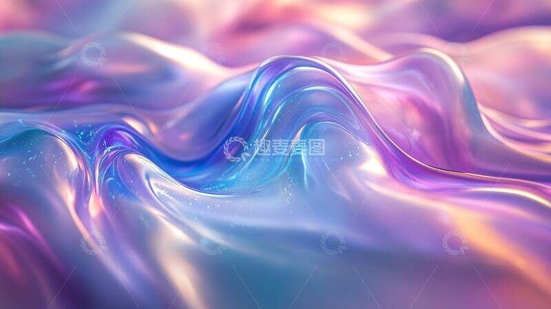 高清大图下载【趣麦麦图】流光液态梦幻