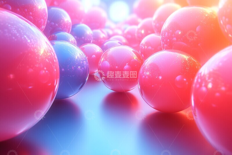 高清大图下载【趣麦麦图】球体连接平台3