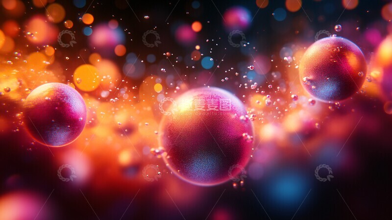 高清大图下载【趣麦麦图】彩色小球的运动世界1