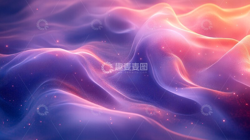 高清大图下载【趣麦麦图】蓝紫渐变背景6