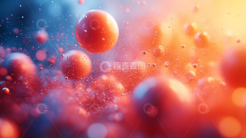 高清大图下载【趣麦麦图】彩色小球的运动世界2