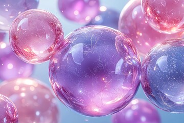 彩色玻璃球组合