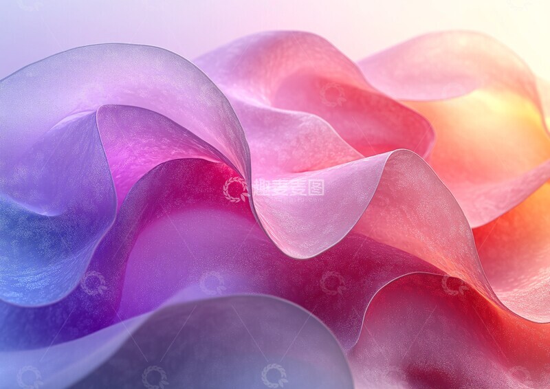 高清大图下载【趣麦麦图】紫粉蓝渐变背景