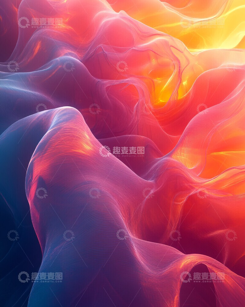 高清大图下载【趣麦麦图】流动科技未来