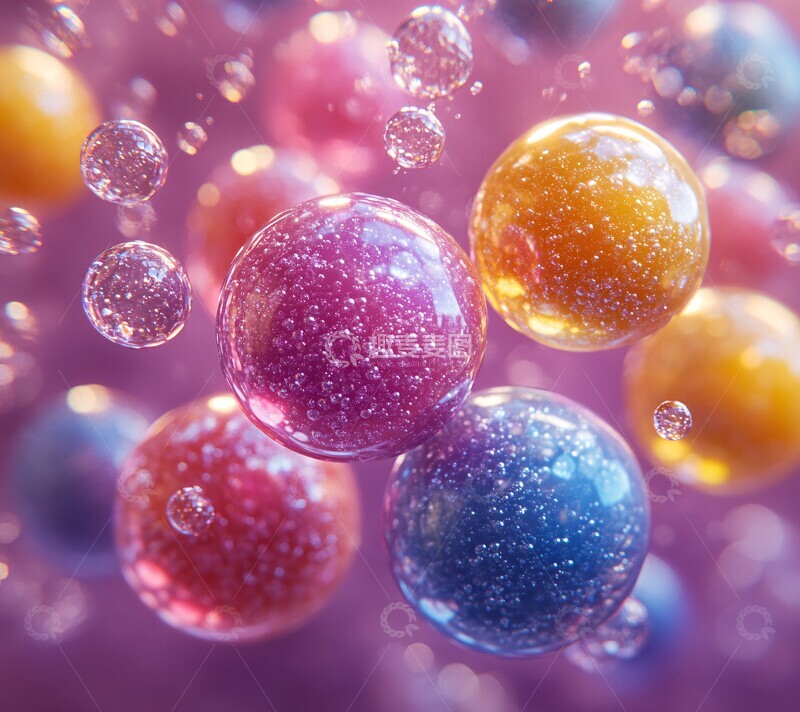 高清大图下载【趣麦麦图】-彩色球泡泡游戏2