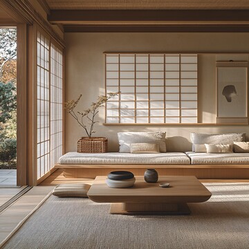 日式简约客厅5