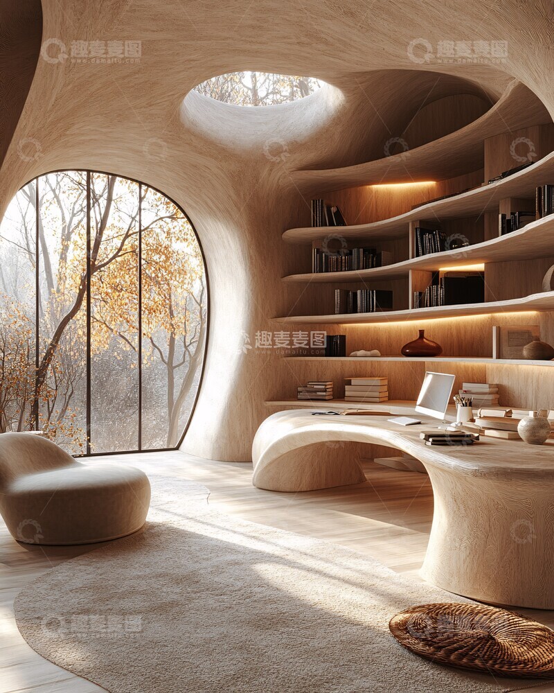 高清大图下载【趣麦麦图】中性色调治疗室1