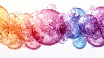 玻璃泡泡玻璃泡泡彩色1