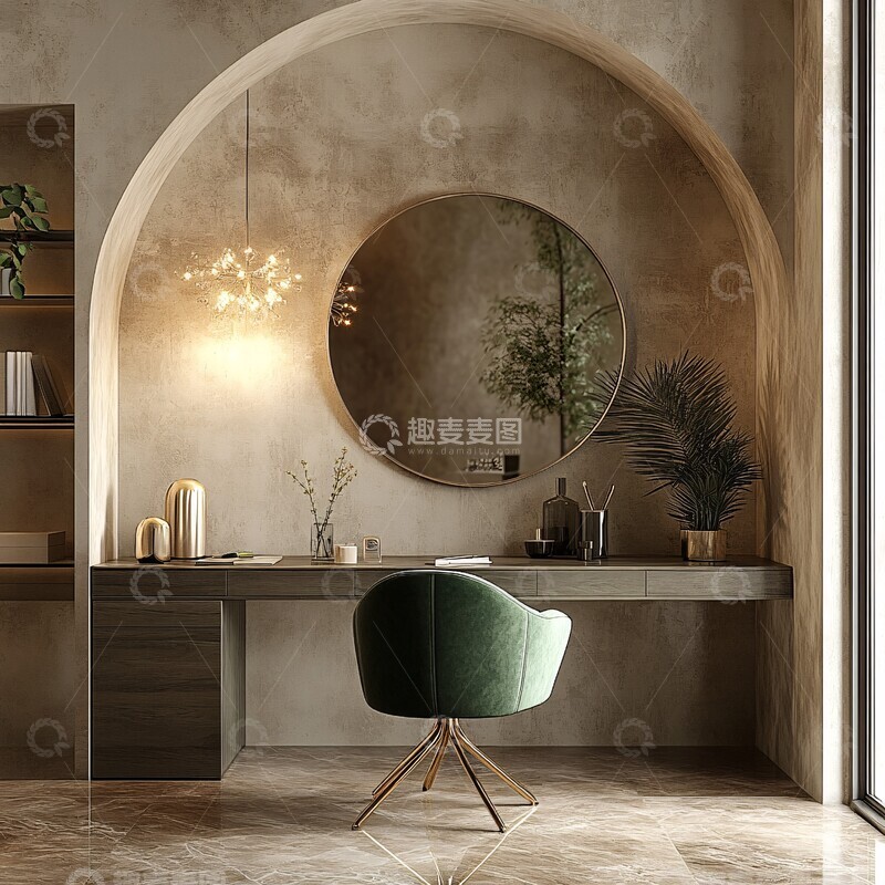 高清大图下载【趣麦麦图】中性色调现代空间3