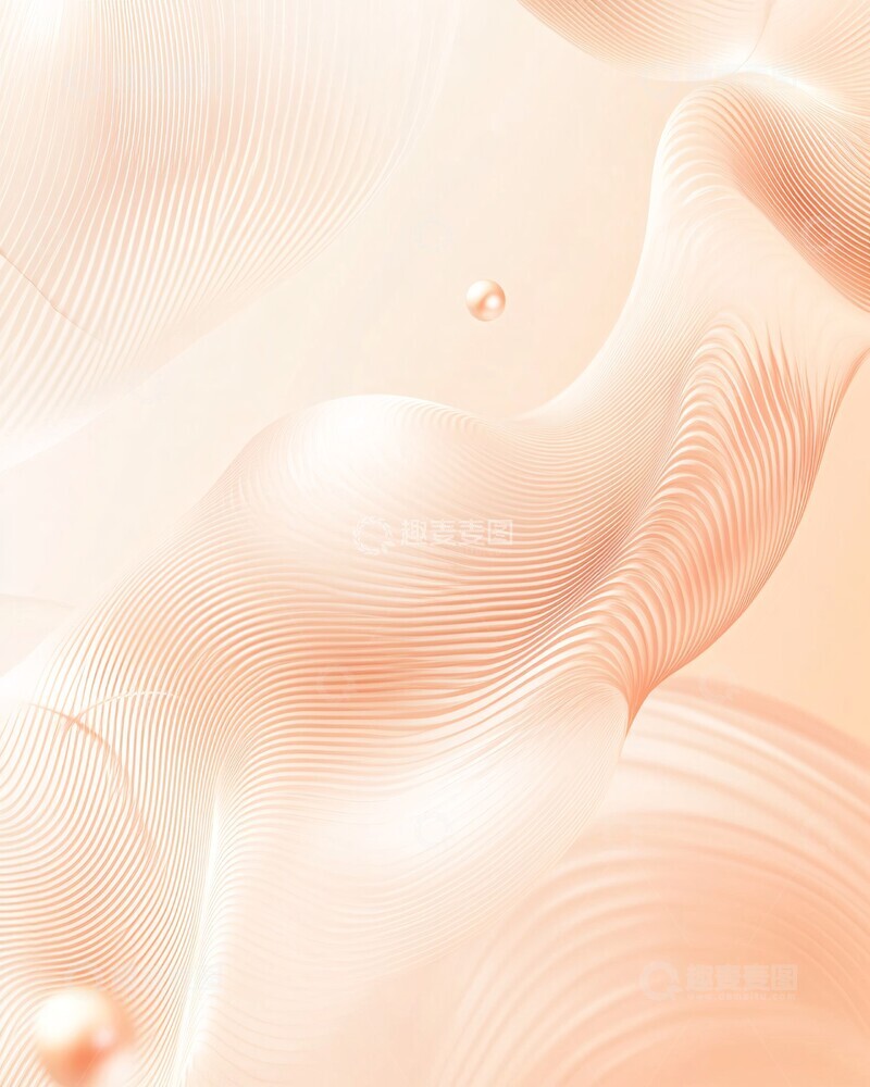 高清大图下载【趣麦麦图】柔和渐变波纹背景3