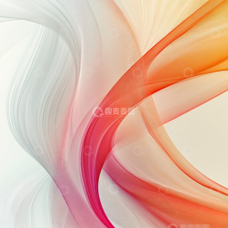 高清大图下载【趣麦麦图】柔和随机线条背景