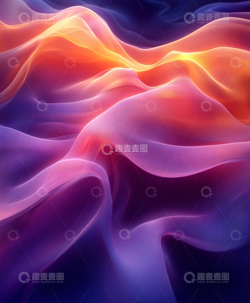 高清大图下载【趣麦麦图】紫色渐变曲线