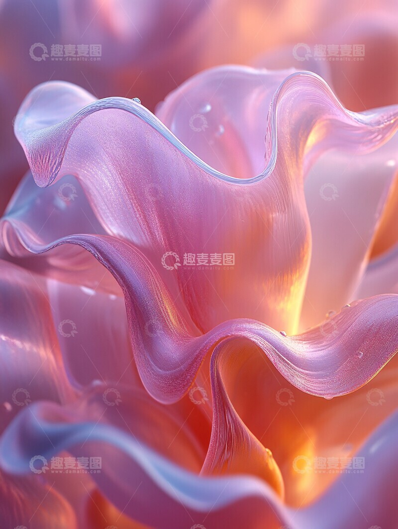 高清大图下载【趣麦麦图】粉色紫色背景