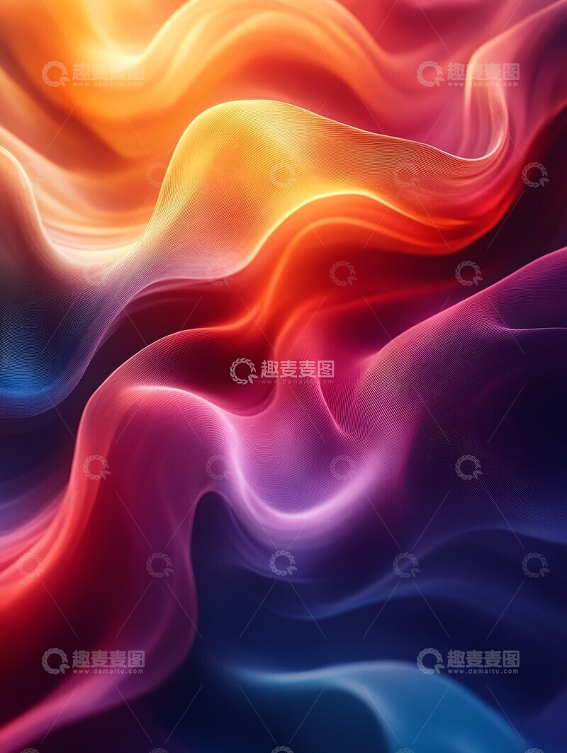 高清大图下载【趣麦麦图】-抽象渐变设计2