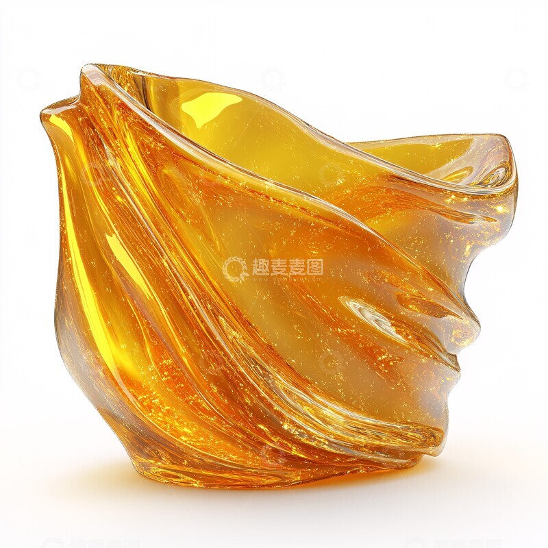 高清大图下载【趣麦麦图】黄金渐变透明纱3