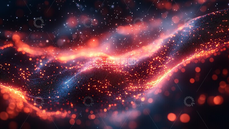 高清大图下载【趣麦麦图】科技抽象光影1