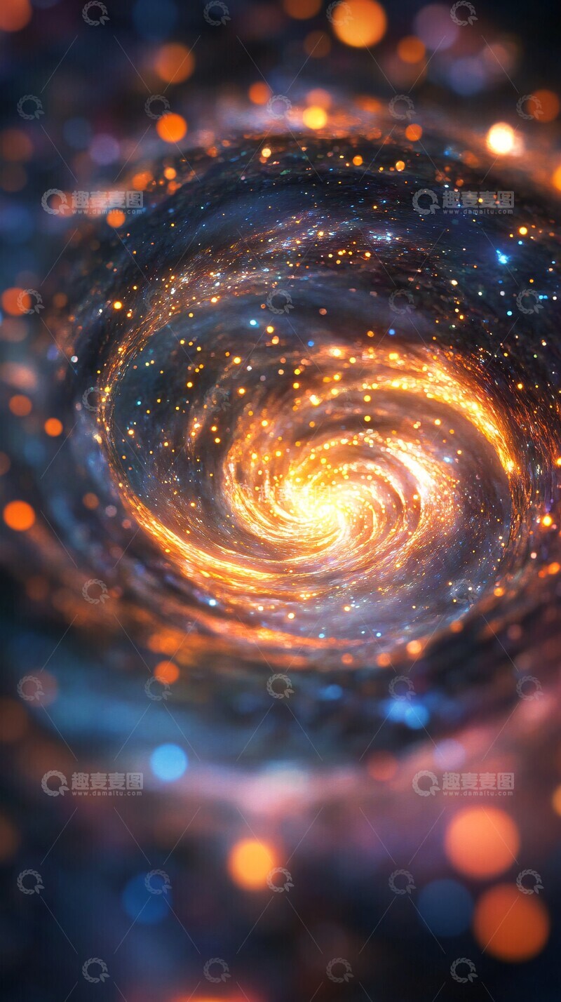 高清大图下载【趣麦麦图】流光溢彩空间