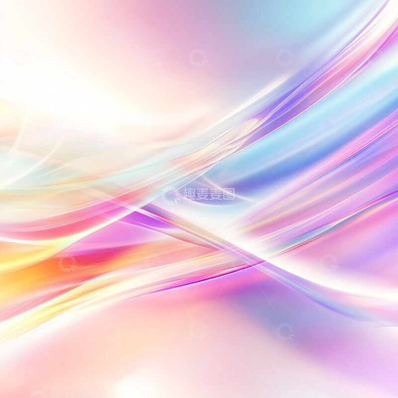 高清大图下载【趣麦麦图】梦幻光晕背景4