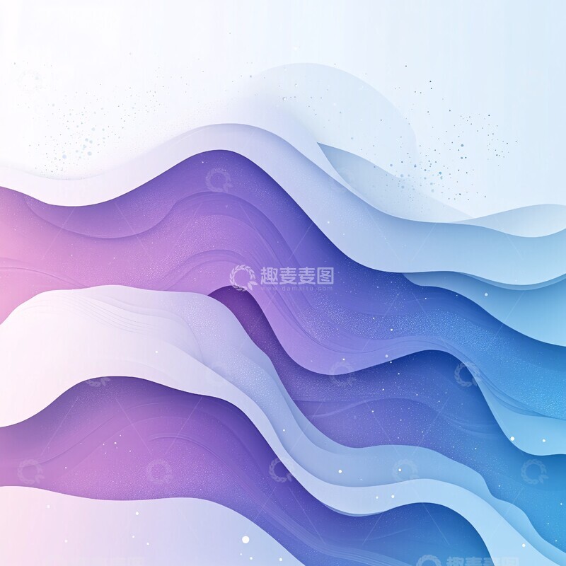 高清大图下载【趣麦麦图】蓝色紫色平面图1