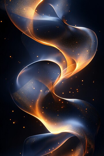 金黑飘带流线设计1