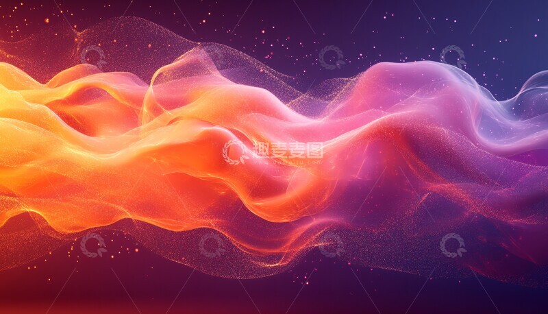 高清大图下载【趣麦麦图】-抽象数字波纹背景