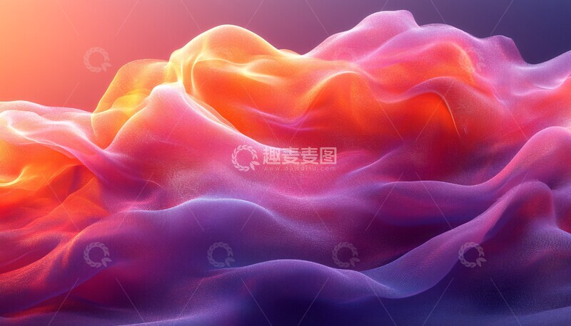 高清大图下载【趣麦麦图】抽象数字波纹背景2