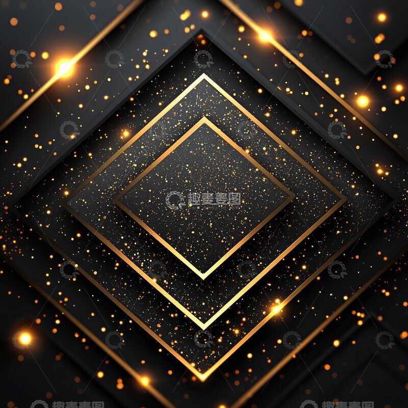金黑奢华光芒背景1
