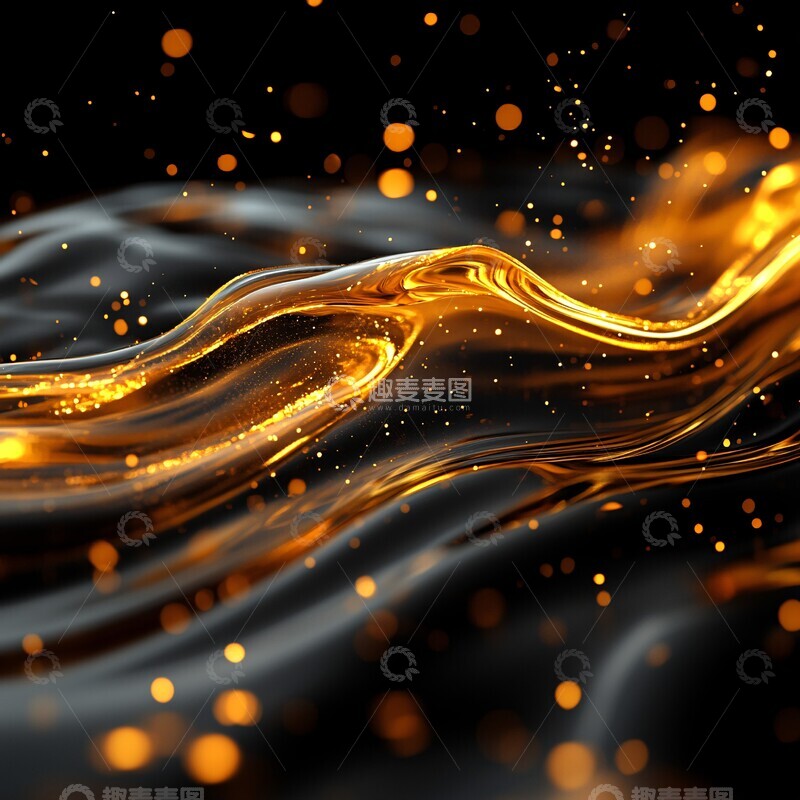 高清大图下载【趣麦麦图】黑底黄影透明背景阴影1