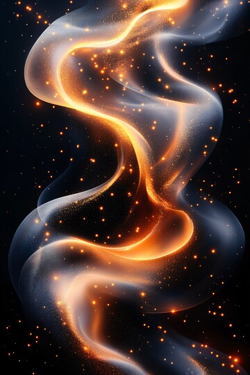 金黑飘带流线设计2