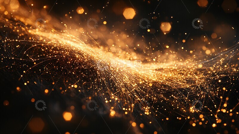 高清大图下载【趣麦麦图】金线贯穿贯穿背景顶部1