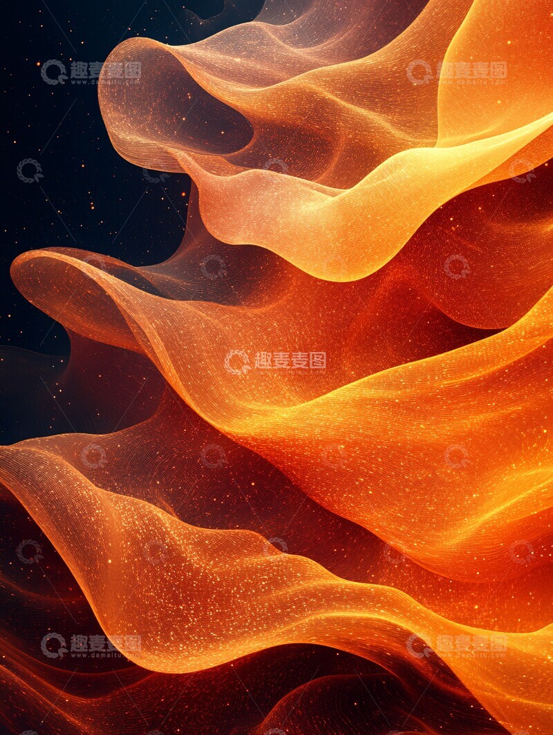 高清大图下载【趣麦麦图】黄金曲线背景2