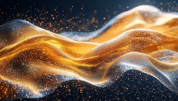 黄金色波纹黄金波纹颜色2