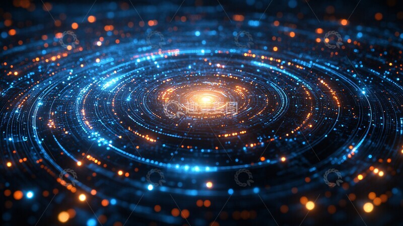 高清大图下载【趣麦麦图】圆形数据能量图