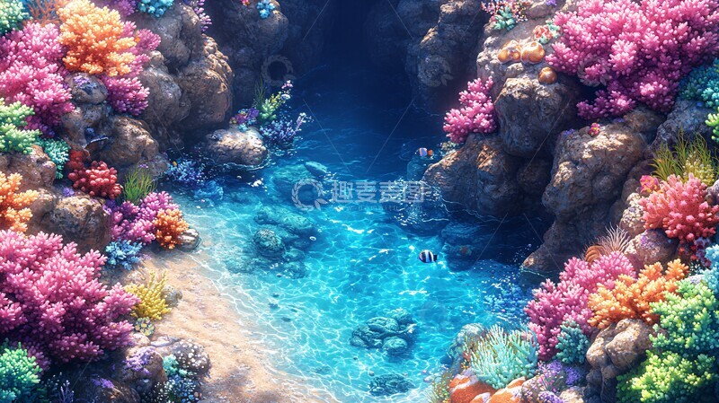 高清大图下载【趣麦麦图】海底景观海底景观海洋
