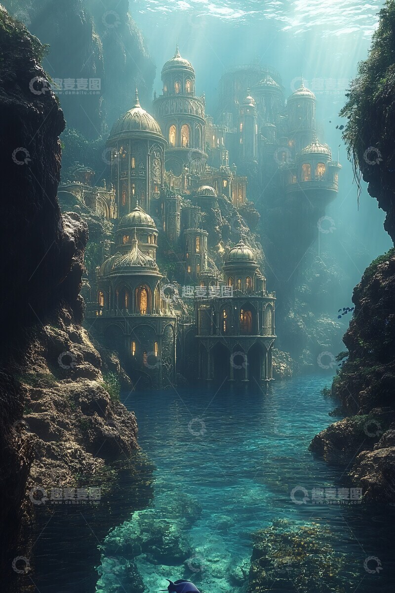 高清大图下载【趣麦麦图】深海寻踪深海寻踪城市1