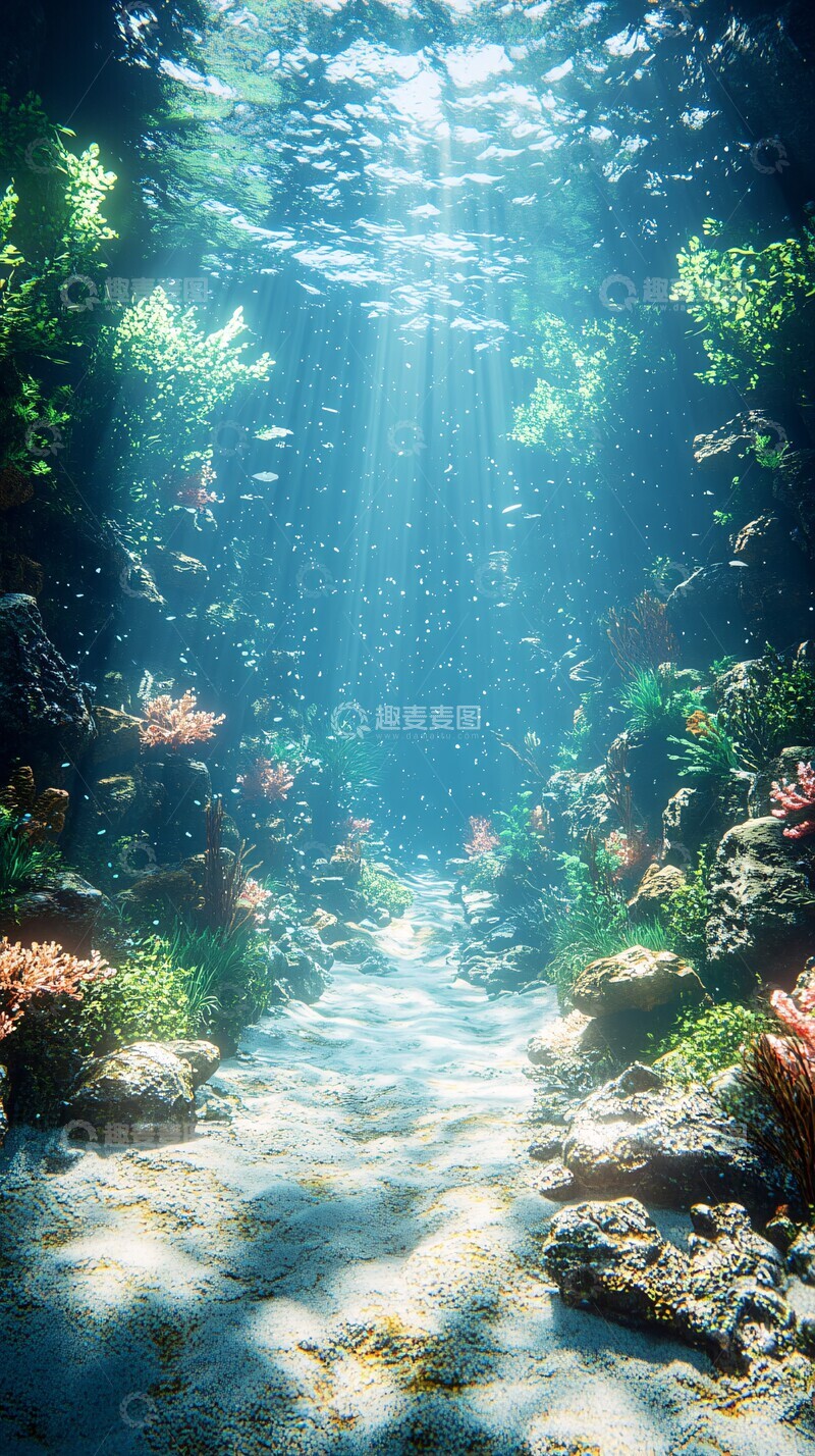 高清大图下载【趣麦麦图】深海底部环境