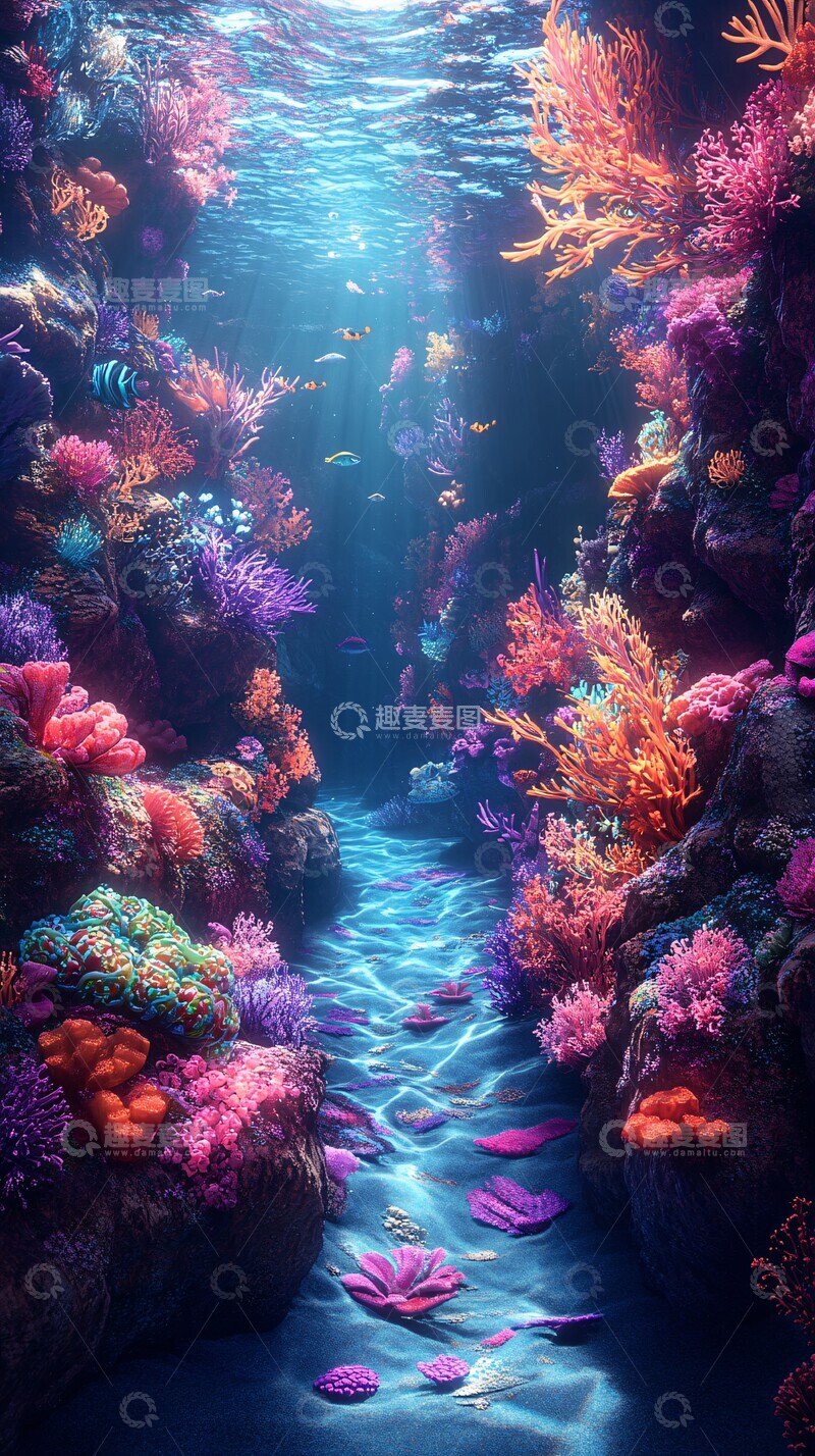 高清大图下载【趣麦麦图】海底奇幻世界