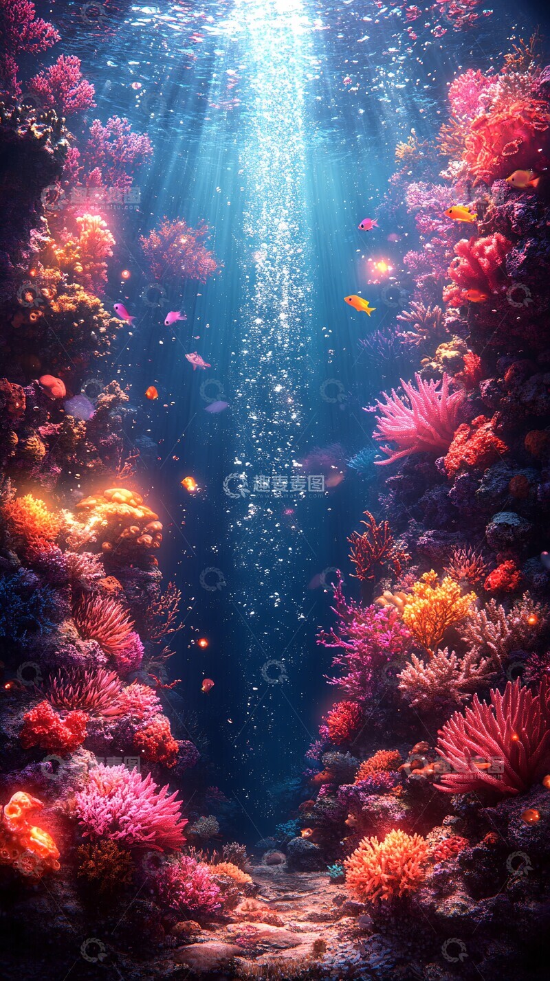 高清大图下载【趣麦麦图】-神秘海底世界1