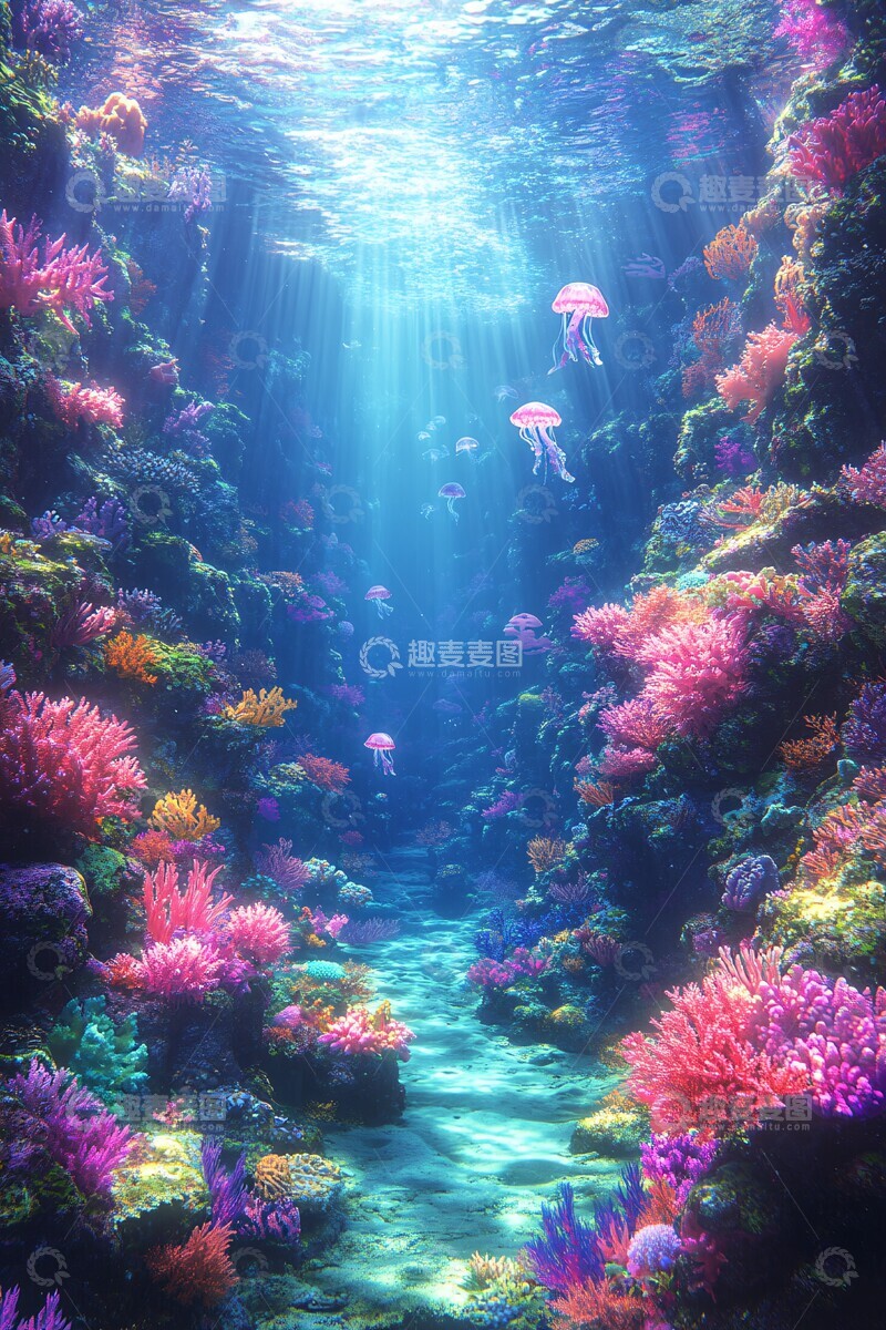 高清大图下载【趣麦麦图】珊瑚礁水下世界3
