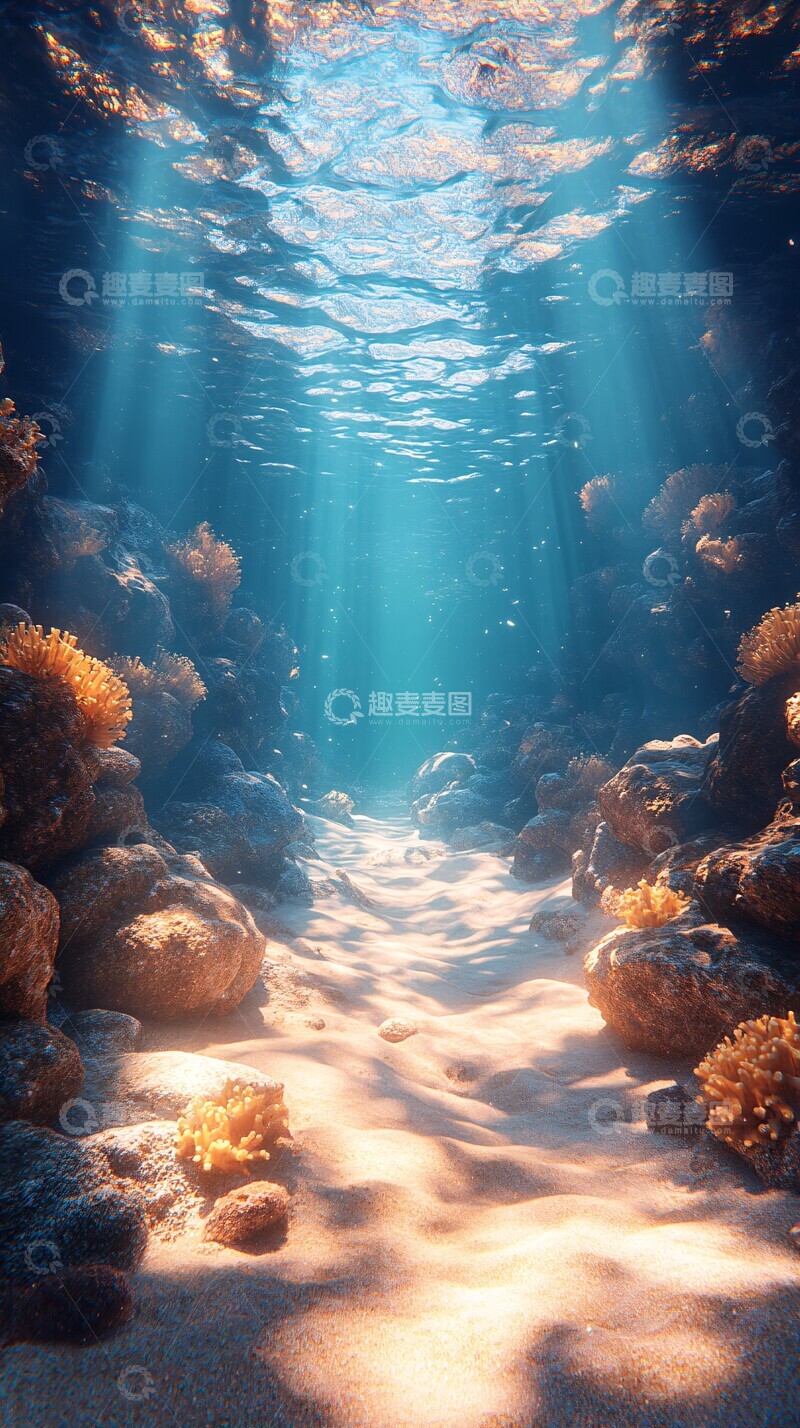 高清大图下载【趣麦麦图】深海底部环境2