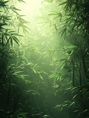 竹林风动竹林竹叶古风2
